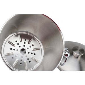 3 Liter Insulated Double Wall Stainless Steel Ice <b>Bucket</b> <b>with</b> <b>Lid</b>, Scoop, Tongs and Strainer - Product Image 6