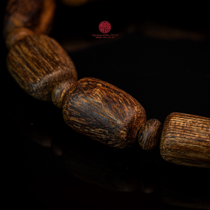 Auténtica Pulsera de Cuentas de Agarwood para Hombre, Talla Pequeña, Accesorio de Madera Hecho a Mano, Buen Precio - Product Image 3