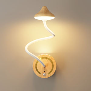 مصباح جداري لاسلكي قابل للتعديل مع مستشعر حركة، قابل لإعادة الشحن عبر USB، إضاءة ليلية تعمل باللمس بألوان RGB، أضواء LED للمنزل - Product Image 1