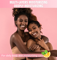 Lotion Corporelle Éclaircissante et Blanchissante Bio Fortifiée à la Vitamine C, Réparatrice au Glutathion, pour Peaux Noires (OEM/ODM)