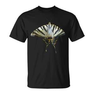 swallowtail <b>butterfly</b> short sleeve t shirt adult unisex crew neck nature inspired graphic <b>top</b> - Product Image 1