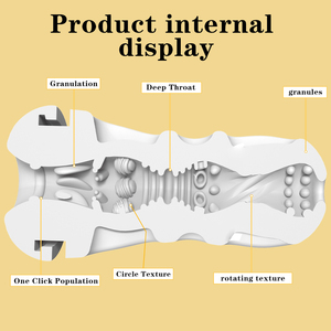 Masturbateur masculin au design unique avec fonction de vibration en forme de tasse d'avion inspiré de la tasse de thé au lait de la marque <span class=keywords><strong>Ly</strong></span> - Product Image 5
