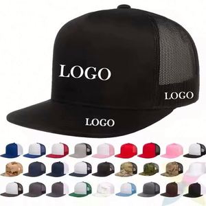 Gorra Trucker Personalizada de 5 Paneles, Estilo Y-P Ypoong, Visera Plana, Malla Trasera Estructurada, Cierre a Presión, Modelo 6006, Gorra Deportiva de Béisbol, Lona y Pana - Product Image 1