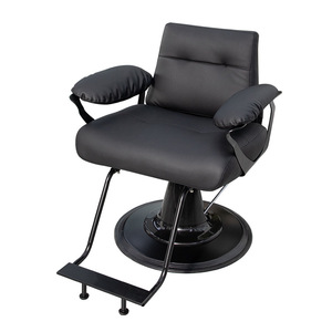 Chaise de barbier durable pour salon, en cuir PU, rotation à 360 degrés et hauteur réglable, pour usage commercial - Product Image 6