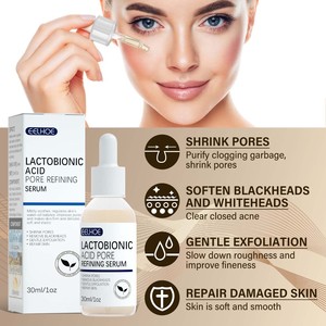 Lactobionic Acid Concentrate <b>Liquid</b> Poducing Essence Anti-wrinkle Acne Remove Blackheads Repair Pores Face Serum - Product Image 3