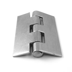 Charnières de meubles en acier inoxydable AISI 304 SKU 9110003-Charnière à souder ailes plates avec goupille fixe 61x100 épaisseur 2.5 goupille 9.0 - Product Image 2