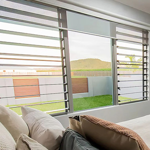 Volets roulants transparents pour toits, volets anti-ouragan pour fenêtres, stores enrouleurs électriques transparents en aluminium pour fenêtres <span class=keywords><strong>de</strong></span> <span class=keywords><strong>toit</strong></span> - Product Image 3