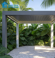 Pergola rétractable en aluminium de haute qualité, facile à assembler, pour jardin, terrasse extérieure, auvent rétractable, protection solaire