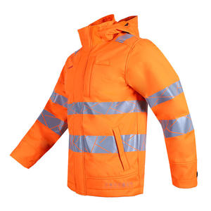 Chaqueta de Trabajo Reflectante de Alta Visibilidad Xinxiang, Ropa de Seguridad para Exteriores Resistente al Fuego y al Viento, para Otoño e Invierno - Product Image 4