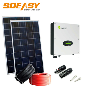 Système d'énergie solaire domestique miniature SOEASY, kit de panneaux solaires 3 kW, photovoltaïque connecté au réseau - Product Image 2