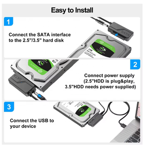 <span class=keywords><strong>Cable</strong></span> Adaptador SATA <span class=keywords><strong>a</strong></span> <span class=keywords><strong>USB</strong></span> 3.0 con Adaptador de Corriente, <span class=keywords><strong>Cable</strong></span> <span class=keywords><strong>USB</strong></span> 3.0 <span class=keywords><strong>a</strong></span> SATA para Disco Duro Externo de <span class=keywords><strong>3.5</strong></span>"/2.5" SSD/HDD, <span class=keywords><strong>Cable</strong></span> SATA III - Product Image 4