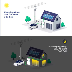 Sistema de Almacenamiento de Energía <span class=keywords><strong>Solar</strong></span> y para el Hogar Todo en Uno, Batería de Litio LiFePO4 de 48V 100Ah, 51.2V 5kWh, Controlador MPPT de Onda Sinusoidal Pura - Product Image 5