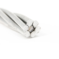 Cable Eléctrico de Aluminio Reforzado con Acero (ACSR) de un Solo Núcleo para Construcción, Cumple con la Norma IEC 61089