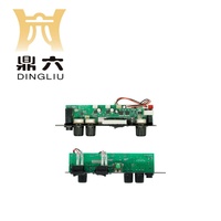 Carte mère d'amplificateur MP3 portable DING LIU pour haut-parleur sur chariot, carte décodeur 7.4V, barre de son avec éclairage RGB coloré Xlx-2208