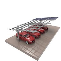 Système de montage de carport solaire KINGSOLAR, testé contre la pulvérisation de sel pendant 1000 heures pour environnements difficiles, certifié CE ISO, usine OEM