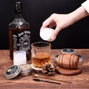 Design Fashioned Whiskey Smoker <b>Kit</b> for Men 6 Flavors Wood Chips Whiskey Gift Box Lighters & for Smoking Accessories - Product Image 6