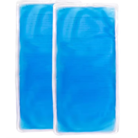 Compresse de gel réutilisable, personnalisable, durable, souple et flexible, chaude/froide, pour le soulagement des douleurs au genou et au pied, et la récupération des blessures (vente en gros)