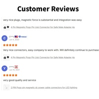 Connecteur Pogo Pin personnalisé à 5 broches avec tension CC 12V