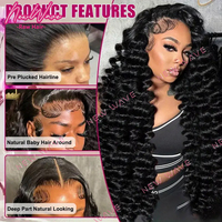 Perruque en cheveux humains vierges birmans, sans colle, avec dentelle frontale, pour femmes noires, prête à porter, par un fabricant professionnel
