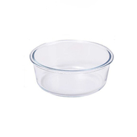 Bol à pâtisserie en verre jetable spécial, durable, résistant aux hautes températures, compatible four, micro-ondable, avec couvercle, style européen, pour les fêtes