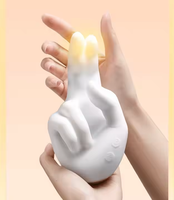 2025 Neue wiederauf ladbare Hand Kitzler Frauen Massage gerät Großhandel Realistische Finger Flapping Klitoris Stimulator Heizung 10-Gang-Vibrator