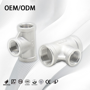 Trung Quốc Nhà sản xuất cung cấp <span class=keywords><strong>ANSI</strong></span> Ống thép không gỉ Phụ kiện 304 <span class=keywords><strong>316</strong></span> nữ chủ đề khuỷu tay/giảm tốc/Tee - Product Image 1