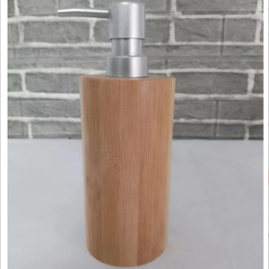 Four-Piece <strong>Bamboo</strong> Bathroom <strong>Set</strong> Shampoo and Body <strong>Wash</strong> Containers Suite - Product Image 3