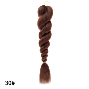 Trecce Sintetiche Ignifughe a Bassa Temperatura Fornite Direttamente dalla Fabbrica, Trecce Africane, Trecce Colorate, Doppia Trama a Macchina - Product Image 5