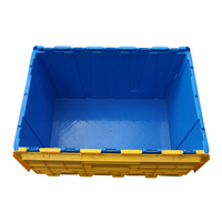 Caisse de rangement JOIN 65L, conteneur de transport avec couvercle verrouillable, conteneurs en plastique en vrac
