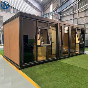 Cabane préfabriquée prête à vivre de 20/40 pieds avec deux <span class=keywords><strong>chambres</strong></span> et salle de bain complète pour Airbnb - Product Image 2