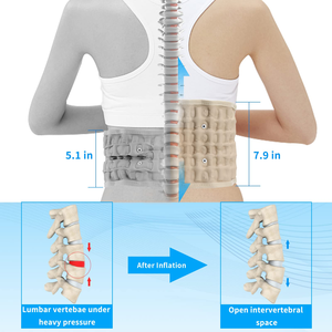 Ceinture de décompression, dispositif de traction vertébrale, ceinture de soutien lombaire gonflable pour soulager les douleurs du bas du dos, pour femmes et hommes - Product Image 2
