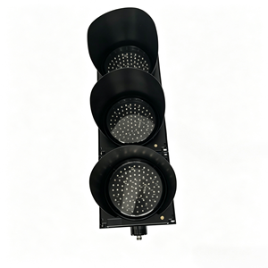 Semaforo LED Rosso Giallo Verde da 100mm 4 Pollici DC12V DC24V Certificato CE Adatto per il Controllo dei Segnali a Piccole Incroci Stradali - Product Image 3