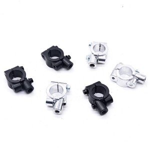 Meilleure vente en aluminium <span class=keywords><strong>vélo</strong></span> moto M8 M10 <span class=keywords><strong>rétroviseur</strong></span> support noir argent <span class=keywords><strong>rétroviseur</strong></span> support de montage pour pièces de scooter - Product Image 2