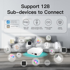 <span class=keywords><strong>Passerelle</strong></span> <span class=keywords><strong>Zigbee</strong></span> filaire <span class=keywords><strong>Tuya</strong></span> avec commande vocale Siri pour interrupteur intelligent et ampoule - Product Image 4