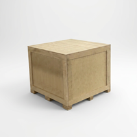 Caisse d'expédition en bois massif ventilée, empilable, personnalisable avec logo, écologique, robuste, pour l'exportation – Vente en gros