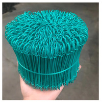 Alambre de amarre de doble bucle recubierto de PVC bolsa de embalaje embalado Alambre de hierro de alta calidad para construcción y reparación