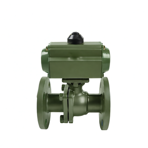 Válvula de Bola Neumática COVNA de 2 Vías con Brida, Acero Inoxidable, Sellado de PTFE, Control de Presión de Agua, Actuador, Pedido Urgente - Product Image 5