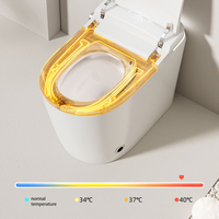 Nouveauté Toilettes électriques à ouverture automatique Toilettes intelligentes Bol de toilette intelligent Détecteur de contact au pied Chasse d'eau intelligente pour femmes Bidet