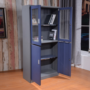 Tủ Kim Loại tủ tập tin với cửa kính và cơ chế khóa chìa khóa để lưu trữ kim loại an toàn - Product Image 3