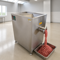 Hachoir Électrique Commercial en Acier Inoxydable, Broyeur à Viande Industriel Robuste, Machine à Saucisses Professionnelle