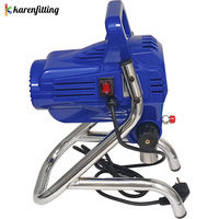 Machine de pulvérisateur de peinture sans air portable professionnelle haute pression 220V pour usage industriel direct en usine