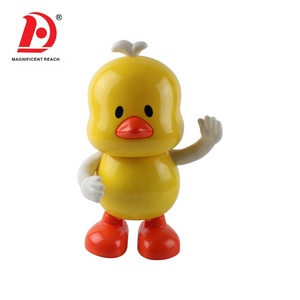HUADA B/O Small Baby Musical Walking Talking Yellow Plastic Electric Dancing Duck Toy - Product Image 2
