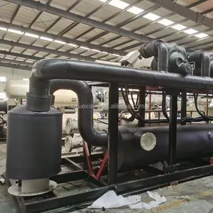 Grand refroidisseur à vis refroidi à l'eau refroidi à l'air Machine à eau glacée basse température Machine de congélation à double tête Refroidisseur industriel