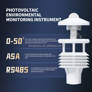 Stasiun Cuaca Pertanian Kompak Luar Ruangan Kota Pintar Stasiun Cuaca Ultrasonik Meter Cuaca Fotovoltaik - Product Image 5