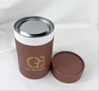 Tube en papier biodégradable et écologique en matériaux recyclés avec valve marche/arrêt pour distributeur de parfum, pour chocolat et biscuits, taille personnalisable