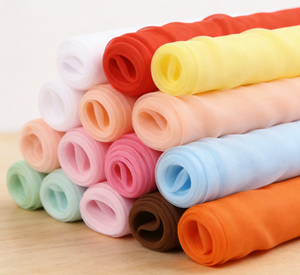 <span class=keywords><strong>Tissu</strong></span> Organza Polyester 2026ZP <span class=keywords><strong>Pas</strong></span> <span class=keywords><strong>Cher</strong></span>, Mat, Doux au Toucher, Transparent pour Décoration de Rideaux - Product Image 1