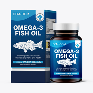 Huile de poisson oméga 3 Wrightlife EPA DHA en capsules molles, certifiée halal, pour adultes, complément alimentaire pour le cœur et le cerveau, provenant de poissons des grands fonds - Product Image 1