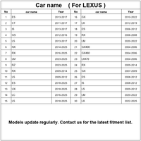 Système de surveillance des angles morts de la voiture, radar 24 GHz, BSD, BSA, BSM, assistance au changement de voie, capteurs d'alarme pour Lexus CT ES IS LS GS 2011 à 2017