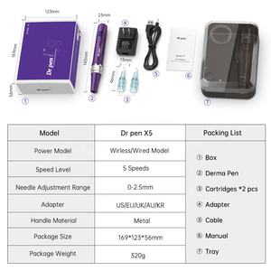 Dermapen MTS <span class=keywords><strong>Dr</strong></span> Pen X5, Terapia de Microagujas para el Cuidado de la Piel, Terapia Facial en Casa o en el Salón - Product Image 6