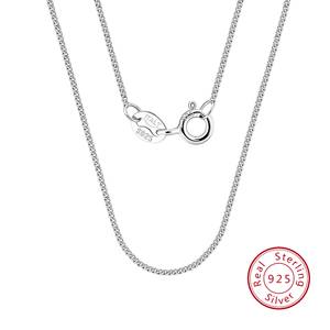 Cadena <span class=keywords><strong>de</strong></span> Plata <span class=keywords><strong>de</strong></span> Ley 925, Joyería <span class=keywords><strong>de</strong></span> 1 mm y 1,5 mm, Chapado en <span class=keywords><strong>Oro</strong></span> Rodio, Cadena Cubana <span class=keywords><strong>de</strong></span> Miami <span class=keywords><strong>para</strong></span> Hombre y <span class=keywords><strong>Mujer</strong></span> - Product Image 2